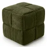 Vierkante Poef Bekleed met Ribfluweel - Modern Ontwerp - Cube image 9