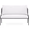 Buitenbank 135cm - Aluminium en Synthetisch Rotan - Brawma image 9