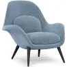 Fluwelen beklede fauteuil - Uyere image 9