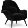 Fluwelen beklede fauteuil - Uyere image 9