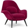 Fluwelen beklede fauteuil - Uyere image 9