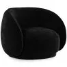 Gebogen fluwelen beklede fauteuil - Cally image 9