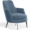 Gestoffeerde Design Fauteuil in Fluweel Hedendaagse Stijl - Hanneh image 9