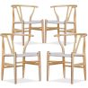 Set van 4 Houten Eetkamerstoelen - Scandinavische Stijl - Wish image 9