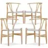 Set van 4 Houten Eetkamerstoelen - Scandinavische Stijl - Wish image 9