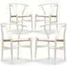 Set van 4 Houten Eetkamerstoelen - Scandinavische Stijl - Wish image 9