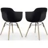Eetkamerstoel - Scandinavisch Design - Houten Poten - Set van 2 - Nordika image 9