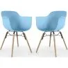 Eetkamerstoel - Scandinavisch Design - Houten Poten - Set van 2 - Nordika image 9