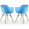 Eetkamerstoel - Scandinavisch Design - Houten Poten - Set van 2 - Nordika image 9