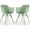 Eetkamerstoel - Scandinavisch Design - Houten Poten - Set van 2 - Nordika image 9