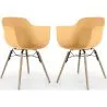 Eetkamerstoel - Scandinavisch Design - Houten Poten - Set van 2 - Nordika image 9