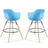 Barkruk - Scandinavisch Design - Houten Poten - Set van 2 - Nordika image 9