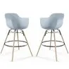 Barkruk - Scandinavisch Design - Houten Poten - Set van 2 - Nordika image 9
