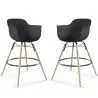 Barkruk - Scandinavisch Design - Houten Poten - Set van 2 - Nordika image 9