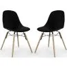 Eetkamerstoel - Scandinavisch Design - Houten Poten - Set van 2 - Skögur image 9