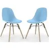 Eetkamerstoel - Scandinavisch Design - Houten Poten - Set van 2 - Skögur image 9