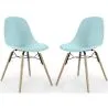 Eetkamerstoel - Scandinavisch Design - Houten Poten - Set van 2 - Skögur image 9