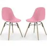 Eetkamerstoel - Scandinavisch Design - Houten Poten - Set van 2 - Skögur image 9