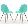 Eetkamerstoel - Scandinavisch Design - Houten Poten - Set van 2 - Skögur image 9