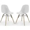 Eetkamerstoel - Scandinavisch Design - Houten Poten - Set van 2 - Skögur image 9