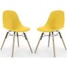Eetkamerstoel - Scandinavisch Design - Houten Poten - Set van 2 - Skögur image 9