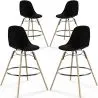 Barkrukken - Scandinavisch Design - Houten Poten - Set van 4 - Skögur image 9