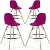 Barkrukken - Scandinavisch Design - Houten Poten - Set van 4 - Skögur image 9