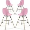 Barkrukken - Scandinavisch Design - Houten Poten - Set van 4 - Skögur image 9