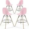 Barkrukken - Scandinavisch Design - Houten Poten - Set van 4 - Skögur image 9