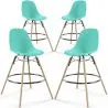 Barkrukken - Scandinavisch Design - Houten Poten - Set van 4 - Skögur image 9