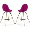 Barkruk - Scandinavisch Design - Houten Poten - Set van 2 - Skögur image 9