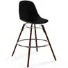 Barkruk - Scandinavisch Design - Donkere Houten Poten - Skögur image 9