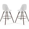Barkrukken - Scandinavisch Design - Donkere Houten Poten - Set van 2 - Skögur image 9