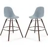 Barkrukken - Scandinavisch Design - Donkere Houten Poten - Set van 2 - Skögur image 9