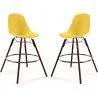 Barkrukken - Scandinavisch Design - Donkere Houten Poten - Set van 2 - Skögur image 9