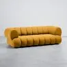 Velours Beklede Bank - Moderne Stijl - 2/3 Zits - Curved Teddy image 9