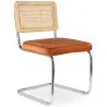 Eetkamerstoel - Bekleed met fluweel - Hout en rotan - New Edition - Martha image 9