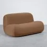 Moderne Minimalistische Bank met Gebogen Design en Fluwelen Bekleding - Comfort en Hedendaagse Stijl - Büba image 9