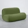 Moderne Minimalistische Bank met Gebogen Design en Fluwelen Bekleding - Comfort en Hedendaagse Stijl - Büba image 9