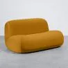 Moderne Minimalistische Bank met Gebogen Design en Fluwelen Bekleding - Comfort en Hedendaagse Stijl - Büba image 9
