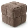 Vierkante Poef Bekleed met Ribfluweel - Modern Ontwerp - Cube image 9