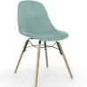 Fluwelen Eetkamerstoel - Scandinavisch Design en Houten Poten - Skögur image 9