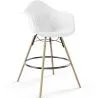 Fluwelen Barkruk - Scandinavisch Design en Houten Poten - Nordika image 9
