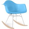 Schommelstoel - Scandinavisch Design - Houten en Metalen Poten - Nordika image 9