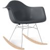 Schommelstoel - Scandinavisch Design - Houten en Metalen Poten - Nordika image 9