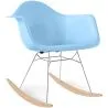 Schommelstoel - Scandinavisch Design - Houten en Metalen Poten - Nordika image 9