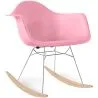 Schommelstoel - Scandinavisch Design - Houten en Metalen Poten - Nordika image 9