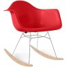 Schommelstoel - Scandinavisch Design - Houten en Metalen Poten - Nordika image 9