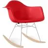 Schommelstoel - Scandinavisch Design - Houten en Metalen Poten - Nordika image 9