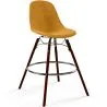 Fluwelen Barkruk - Scandinavisch Design en Donkere Houten Poten - Skögur image 9